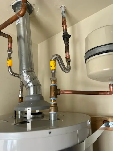 Water heater installation and plumbing repair in Brantly